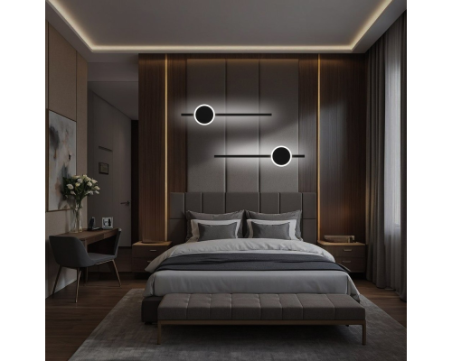 Citilux Стиг CL203311 Бра светодиодное с выключателем Чёрное