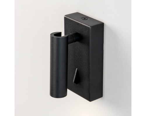 Citilux Декарт CL704351 LED Светильник поворотный с выключателем Чёрный