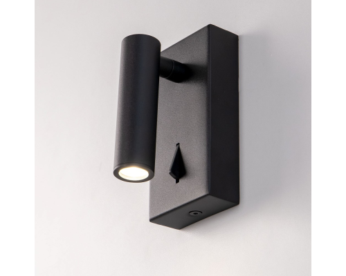 Citilux Декарт CL704351 LED Светильник поворотный с выключателем Чёрный