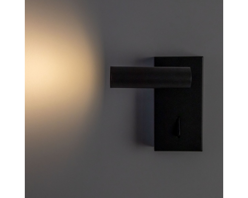 Citilux Декарт CL704351 LED Светильник поворотный с выключателем Чёрный