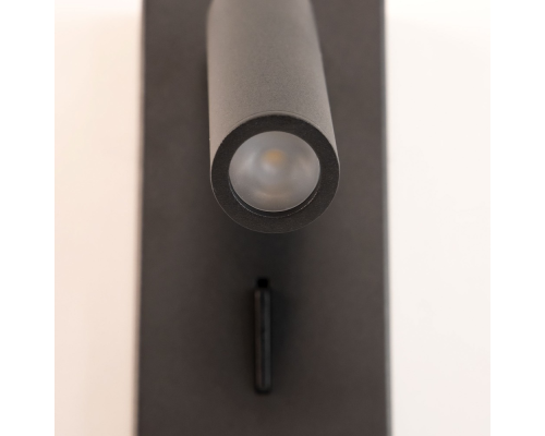 Citilux Декарт CL704351 LED Светильник поворотный с выключателем Чёрный