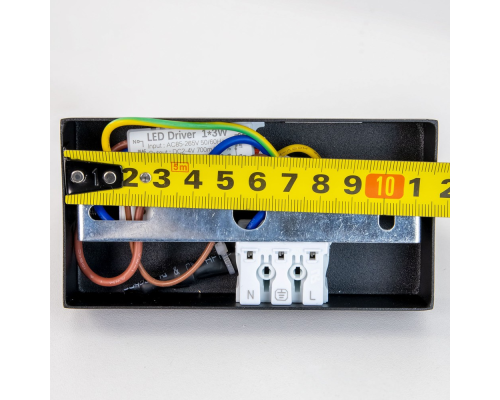 Citilux Декарт CL704351 LED Светильник поворотный с выключателем Чёрный