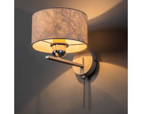 Citilux Тильда CL469310 Бра с абажуром и выключателем Белое