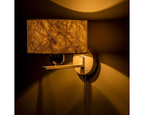 Citilux Тильда CL469310 Бра с абажуром и выключателем Белое