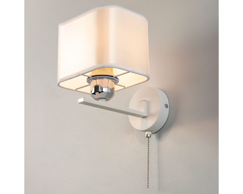 Citilux Тильда CL469415 Бра с абажуром и выключателем Белое