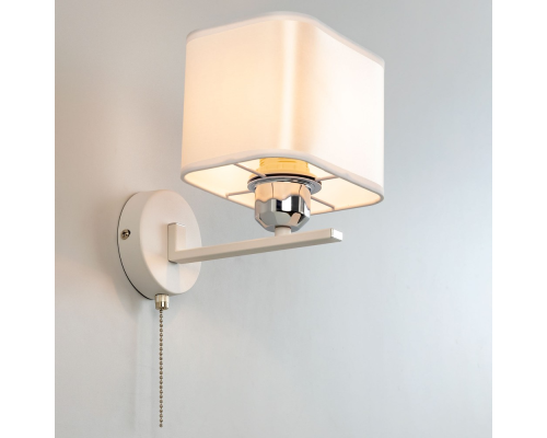 Citilux Тильда CL469415 Бра с абажуром и выключателем Белое