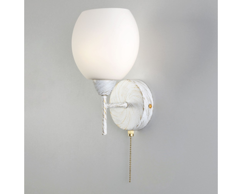 Citilux Флорида CL148310 Бра с выключателем Белое с патиной