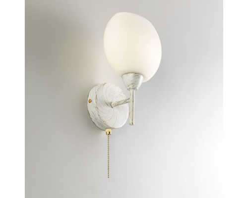 Citilux Флорида CL148310 Бра с выключателем Белое с патиной