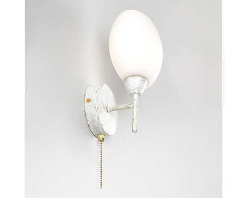 Citilux Флорида CL148310 Бра с выключателем Белое с патиной