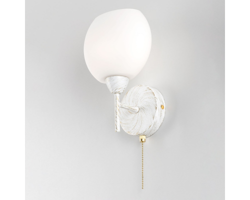 Citilux Флорида CL148310 Бра с выключателем Белое с патиной