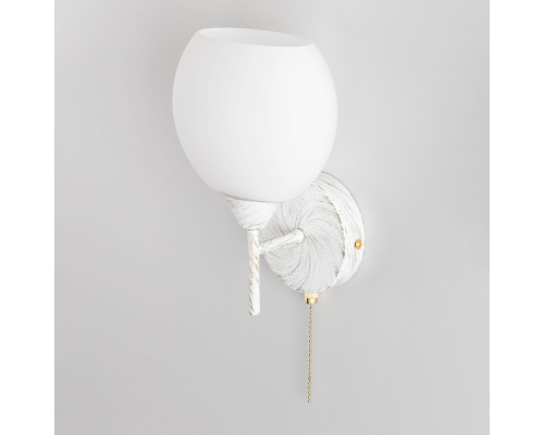 Citilux Флорида CL148310 Бра с выключателем Белое с патиной