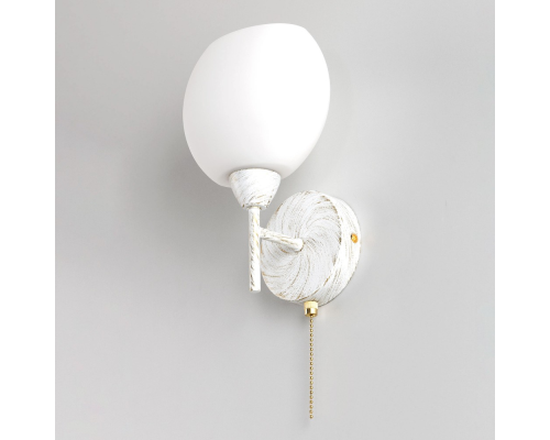 Citilux Флорида CL148310 Бра с выключателем Белое с патиной