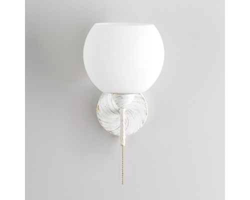 Citilux Флорида CL148310 Бра с выключателем Белое с патиной