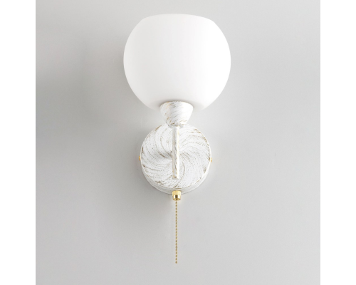 Citilux Флорида CL148310 Бра с выключателем Белое с патиной