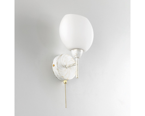 Citilux Флорида CL148310 Бра с выключателем Белое с патиной