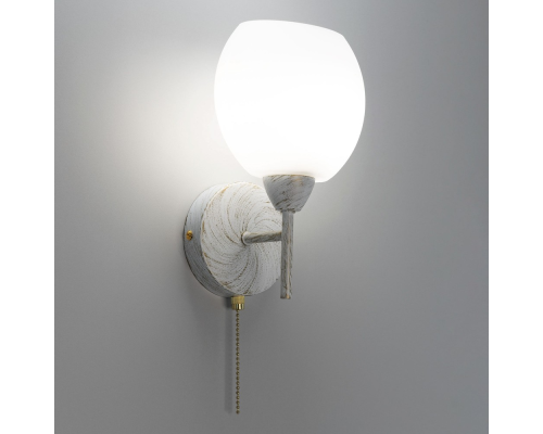 Citilux Флорида CL148310 Бра с выключателем Белое с патиной