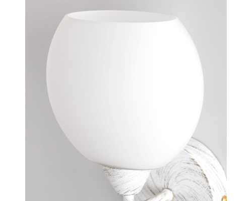 Citilux Флорида CL148310 Бра с выключателем Белое с патиной