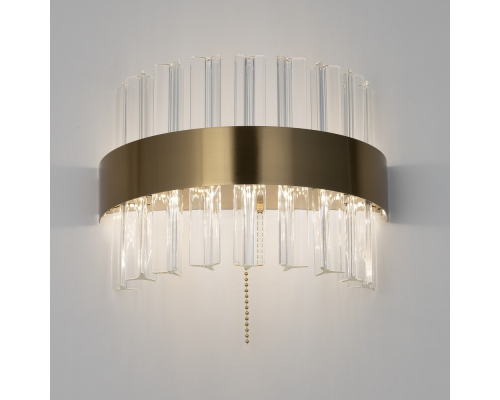 Citilux Рианна CL337313 LED Бра хрустальное с выключателем Бронза
