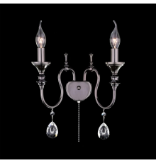 Citilux Рига CL437324 Бра с выключателем Чёрный Хром