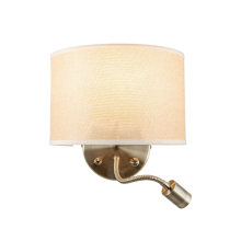 Citilux Декарт CL704306 Бра с бежевым абажуром и диммером