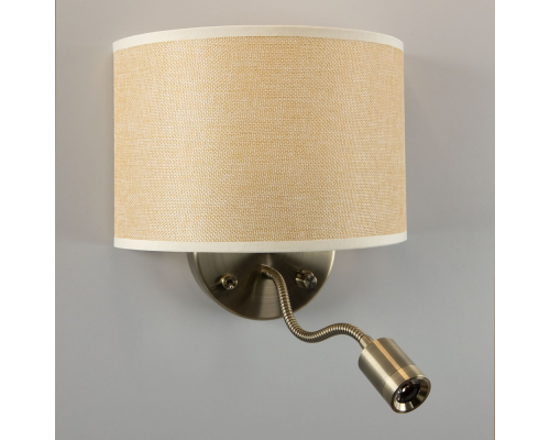 Citilux Декарт CL704306 Бра с бежевым абажуром и диммером