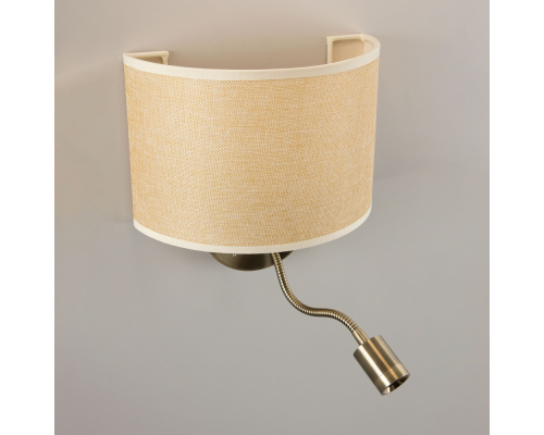 Citilux Декарт CL704306 Бра с бежевым абажуром и диммером