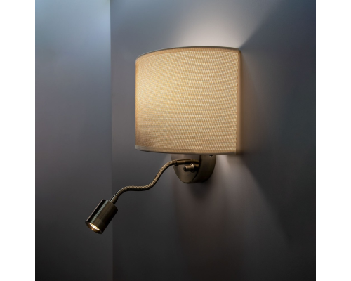 Citilux Декарт CL704306 Бра с бежевым абажуром и диммером