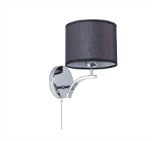 Citilux Эвора Рондо CL460312 Бра с чёрным абажуром и выключателем