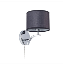 Citilux Эвора Рондо CL460312 Бра с чёрным абажуром и выключателем