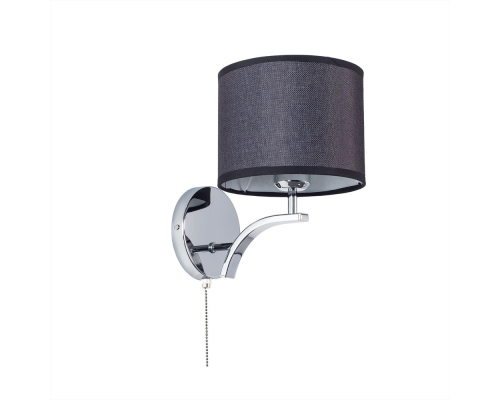 Citilux Эвора Рондо CL460312 Бра с чёрным абажуром и выключателем