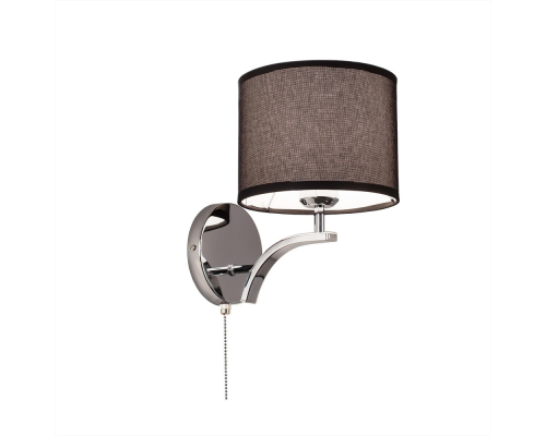 Citilux Эвора Рондо CL460312 Бра с чёрным абажуром и выключателем