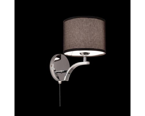 Citilux Эвора Рондо CL460312 Бра с чёрным абажуром и выключателем
