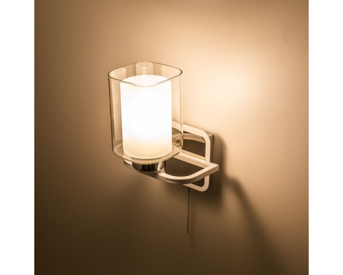 Citilux Румба CL159410 Бра с выключателем Белое Хром