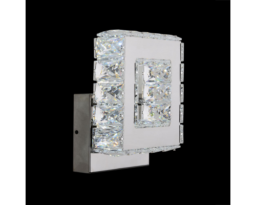 Eletto Cubista EL332W12.1 LED Бра хрустальное Хром