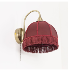 Citilux Базель CL407313 Бра с бордовым абажуром и выключателем