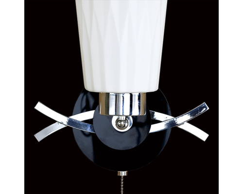 Citilux Димона CL148311 Бра с выключателем Хром Чёрный