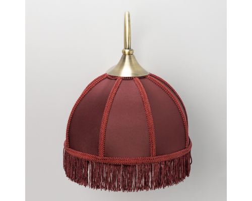 Citilux Базель CL407313 Бра с бордовым абажуром и выключателем