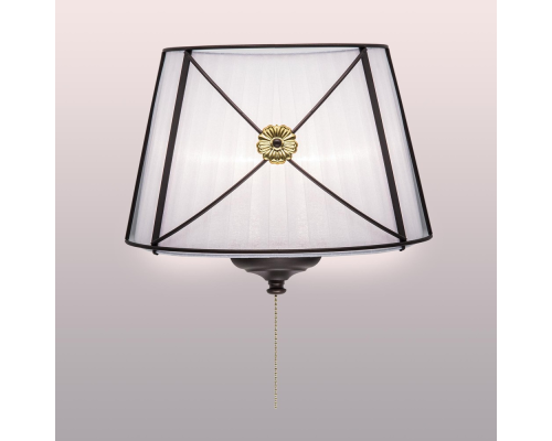 Citilux Дрезден CL409322 Бра с белым абажуром и выключателем