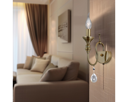 Citilux Рига CL437313 Бра с выключателем Бронза