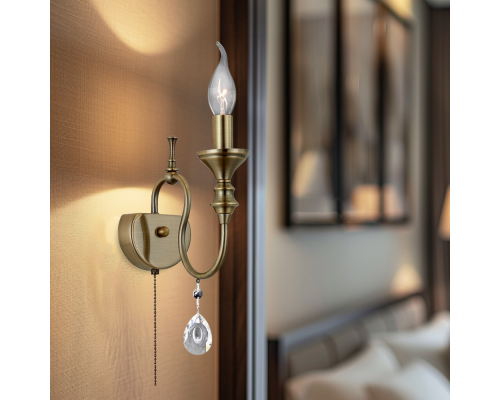 Citilux Рига CL437313 Бра с выключателем Бронза