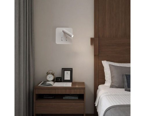 Citilux Декарт CL704420 LED Бра с выключателем Белое