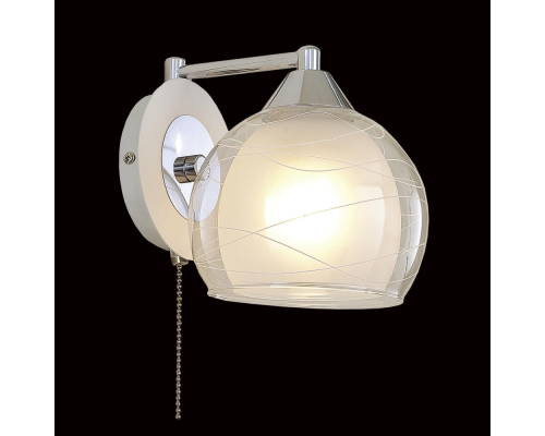 Citilux Буги CL157311 Бра с выключателем Белое Хром