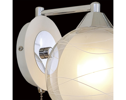 Citilux Буги CL157311 Бра с выключателем Белое Хром