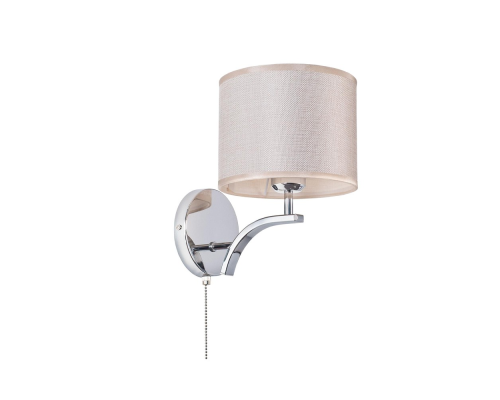Citilux Эвора Рондо CL460311 Бра с бежевым абажуром и выключателем