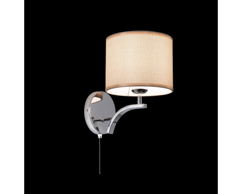 Citilux Эвора Рондо CL460311 Бра с бежевым абажуром и выключателем