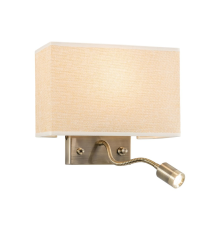 Citilux Декарт CL704303 Бра с бежевым абажуром и диммером