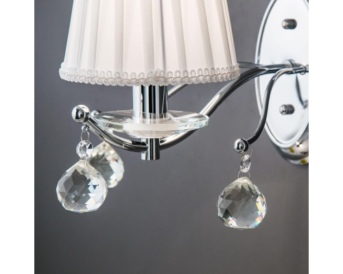 Citilux Шелли CL438311 Бра с абажуром Хром