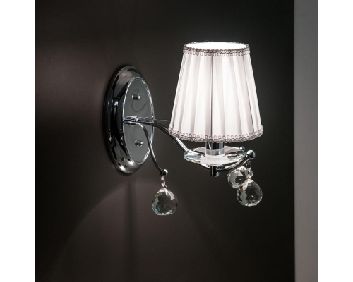 Citilux Шелли CL438311 Бра с абажуром Хром