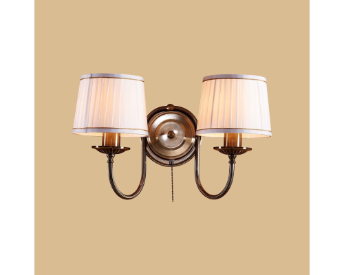 Citilux Гера CL433323 Бра с абажурами и выключателем Бронза