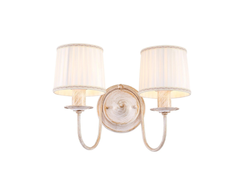 Citilux Дижон CL429321 Бра с абажурами Белое с патиной